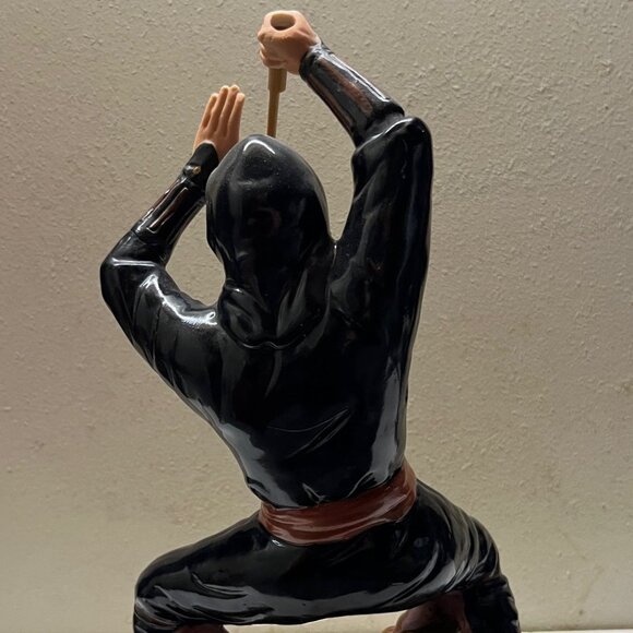 Vintage Ceramic Ninja Statue - Picture 2 of 3